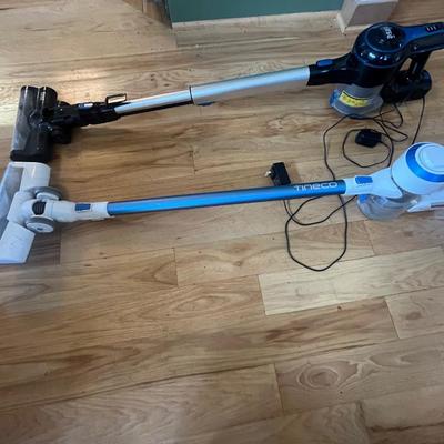 TWO Cordless Vacuums