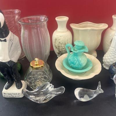 Collectibles Glassware Pottery Lot