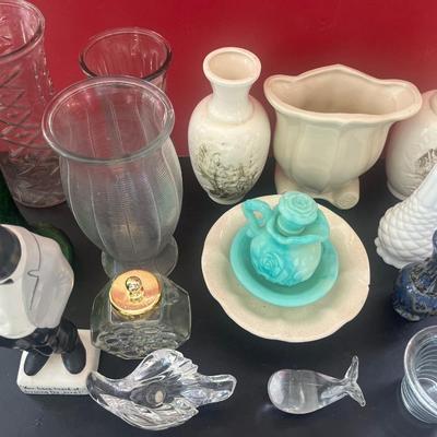 Collectibles Glassware Pottery Lot