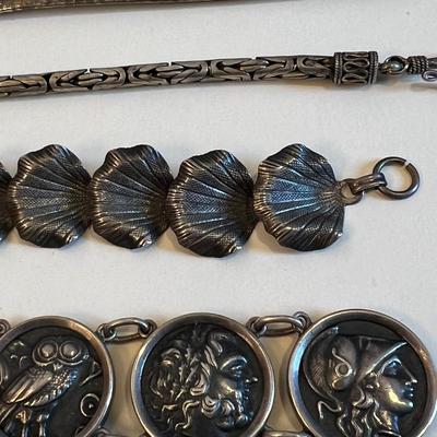 Silver Bracelets Lot