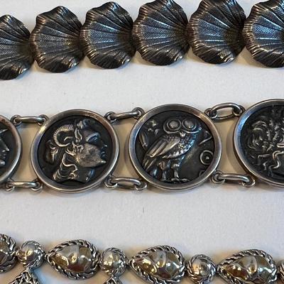 Silver Bracelets Lot