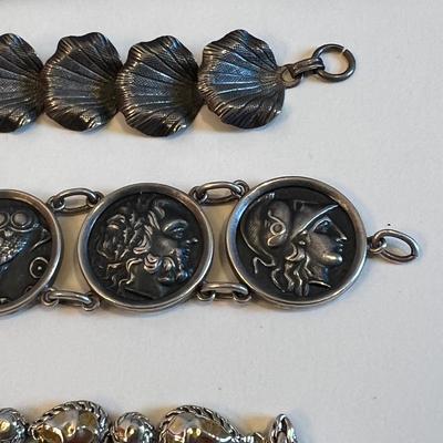 Silver Bracelets Lot