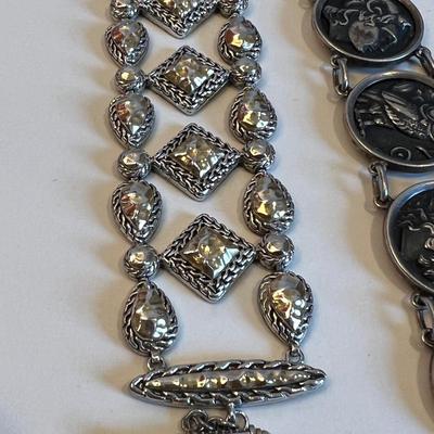 Silver Bracelets Lot
