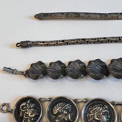 Silver Bracelets Lot