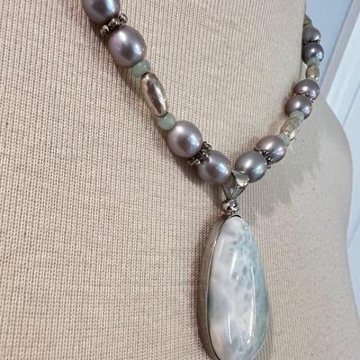 10 Artisanal Necklaces - Pearls, Glass, Crystal, Gemstones