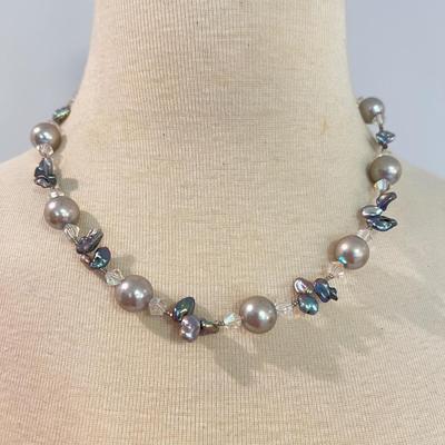 10 Artisanal Necklaces - Pearls, Glass, Crystal, Gemstones
