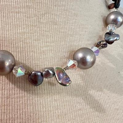 10 Artisanal Necklaces - Pearls, Glass, Crystal, Gemstones