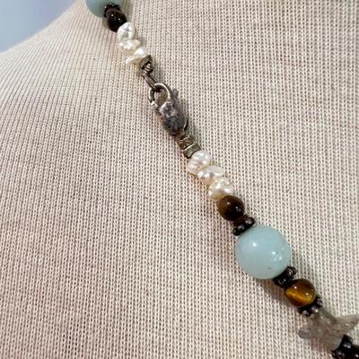 10 Artisanal Necklaces - Pearls, Glass, Crystal, Gemstones