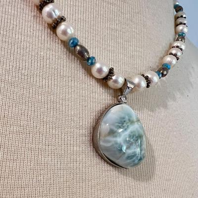 10 Artisanal Necklaces - Pearls, Glass, Crystal, Gemstones