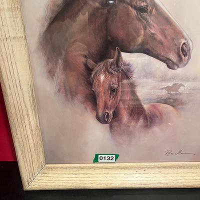 Horse Art - Framed/ Signed