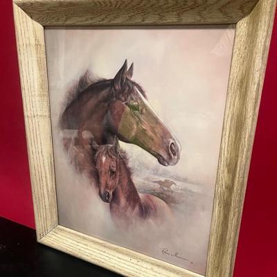 Horse Art - Framed/ Signed