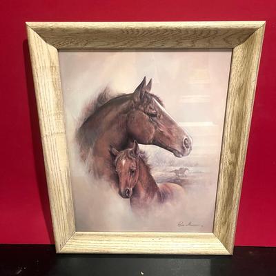 Horse Art - Framed/ Signed