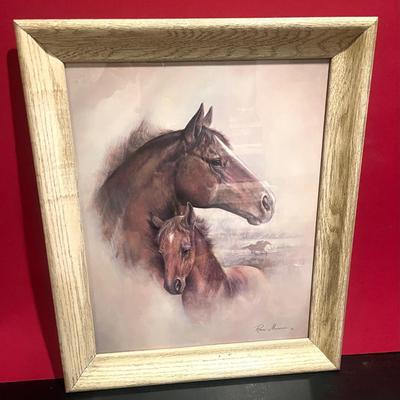 Horse Art - Framed/ Signed