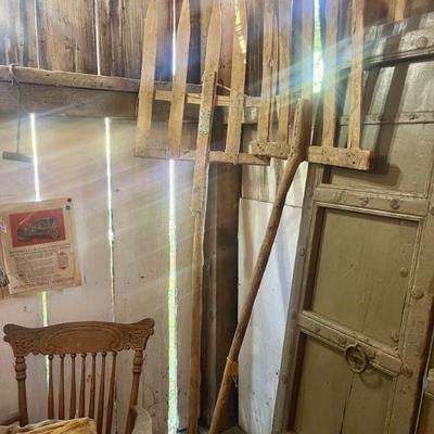 Sale Photo Thumbnail #126: Vintage Hay Forks