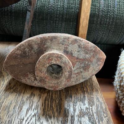 Rustic Decor Lot - Wood, Cast Iron, Brass