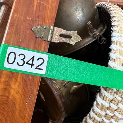 Rustic Decor Lot - Wood, Cast Iron, Brass