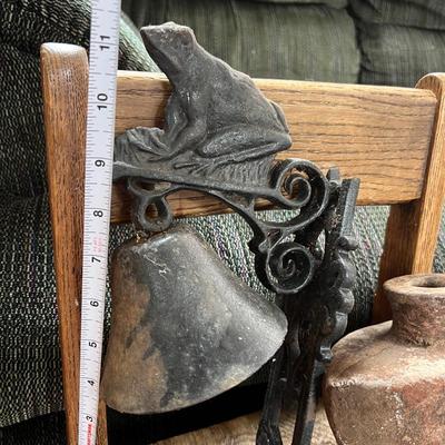Rustic Decor Lot - Wood, Cast Iron, Brass