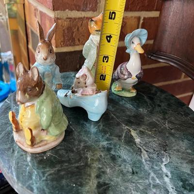 C. 1940's 1950's Beatric Potter Figurine Lot