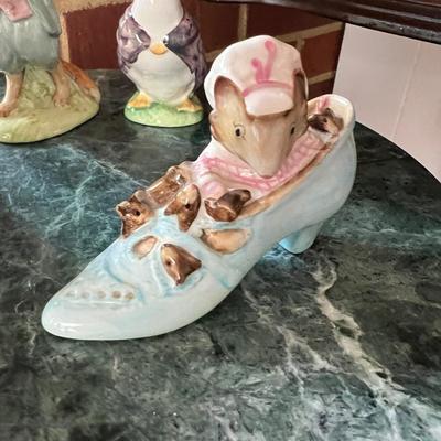 C. 1940's 1950's Beatric Potter Figurine Lot