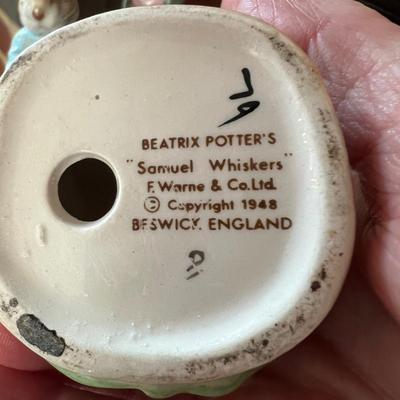 C. 1940's 1950's Beatric Potter Figurine Lot