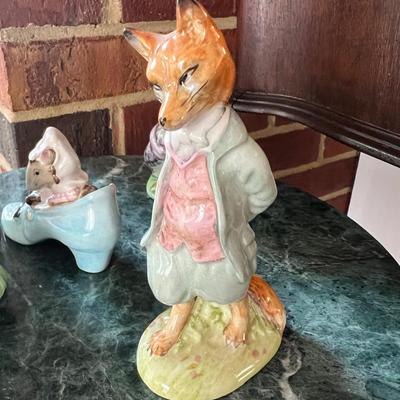 C. 1940's 1950's Beatric Potter Figurine Lot