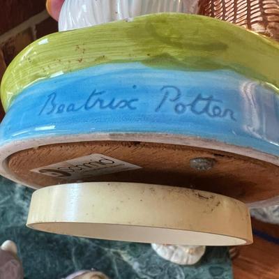 Beatrix Potter Lot c. 1970's - 5 Figurines + Music Box