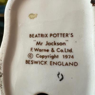 Beatrix Potter Lot c. 1970's - 5 Figurines + Music Box