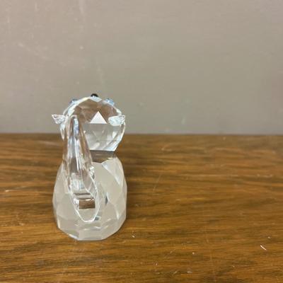Nice Glass Cat in Good Condition
