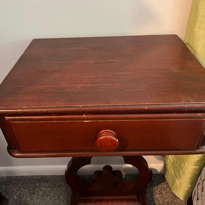 Single Drawer End Table Side Table