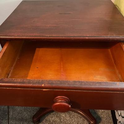 Single Drawer End Table Side Table