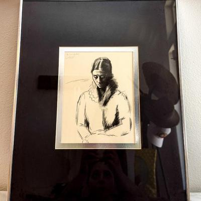 Picasso "Pour mon Fils Raul" Signed Lithograph with Cert. of Warr. 257/500