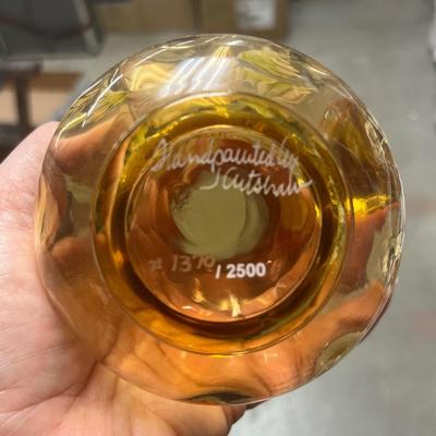 Sale Photo Thumbnail #332: Stunning amberina cruet, #1370 of 2500, signed - box and certificate