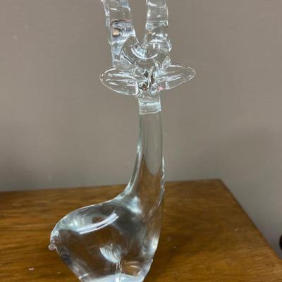 Nice Glass Reindeer in Good Condition