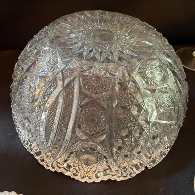 Cut & Etched Crystal w/ Starbursts, Rose, Birds & More (LR-SS)