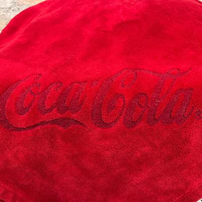 Sale Photo Thumbnail #362: Vintage Coke branded pullover and 52 x 60 plush throw