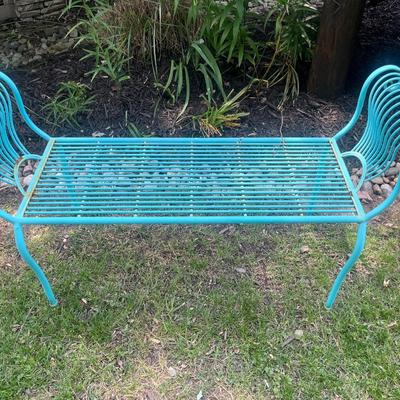 Wrought Iron Bench