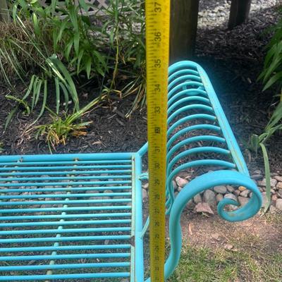 Wrought Iron Bench