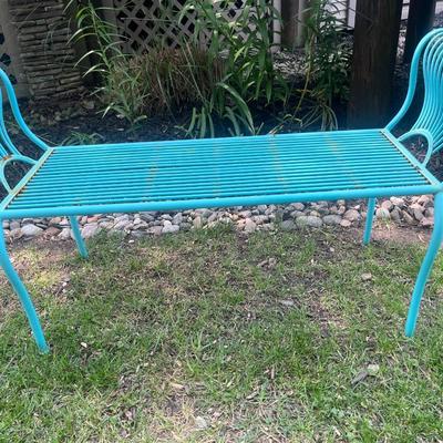 Wrought Iron Bench