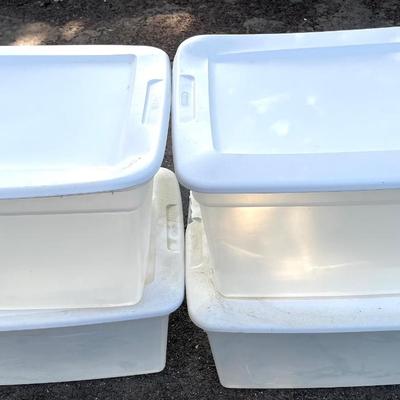 Clear Tubs Lot