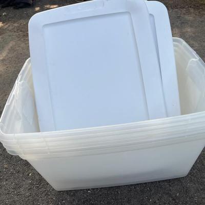 Clear Tubs Lot