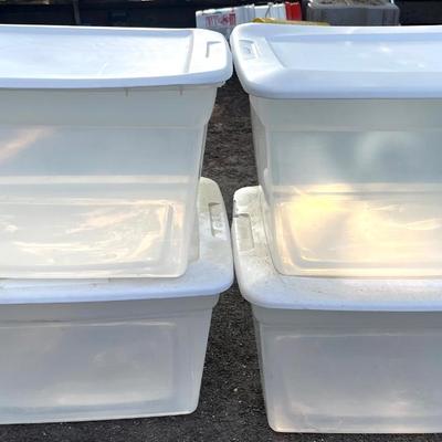 Clear Tubs Lot