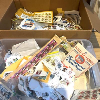 Huge Stamp Collecting Lot
