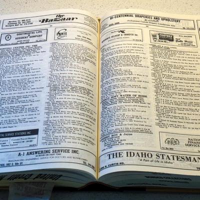 Vintage 1977 Polk's Boise City Directory – Local Business History & Advertising