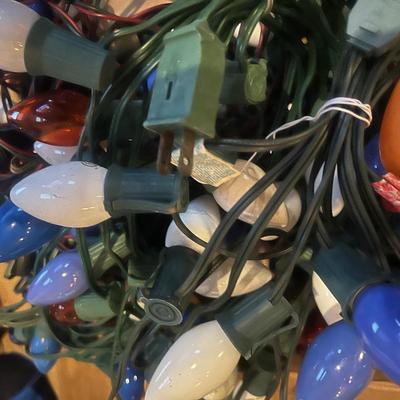 Large Screw In Vintage Christmas Lights