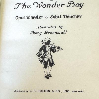 Hardcover Book – Mozart: The Wonder Boy by Opal Wheeler & Sybil Deucher (1943 Edition)