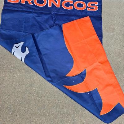 Lot of 2 Large Sports Flags – Colorado Rockies & Denver Broncos