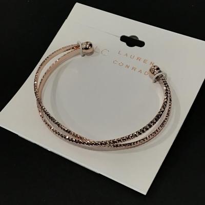 Lauren Conrad rose gold cuff bracelet