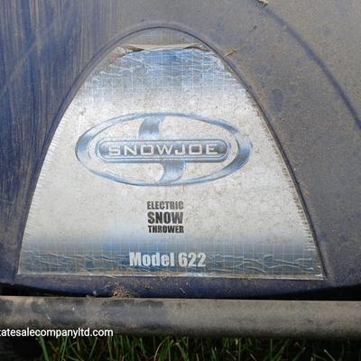 Snow Removal Lot – Snow Joe Electric Snow Thrower Model 622 + Shovel