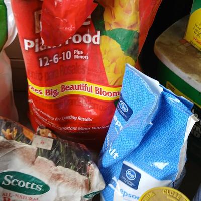 Large Garden Care Lot – Fertilizers, Plant Food, Bone Meal, & Pest Control