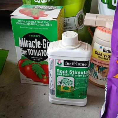 Large Garden Care Lot – Fertilizers, Plant Food, Bone Meal, & Pest Control
